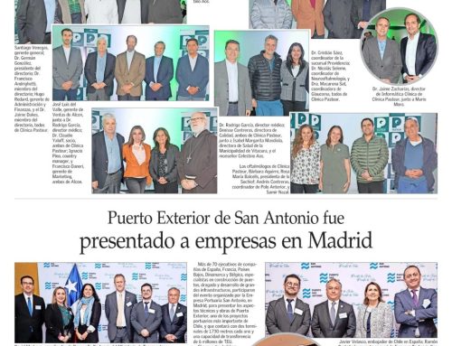 Equipo de la Cámara en encuentro con empresas españolas del Puerto de San Antonio
