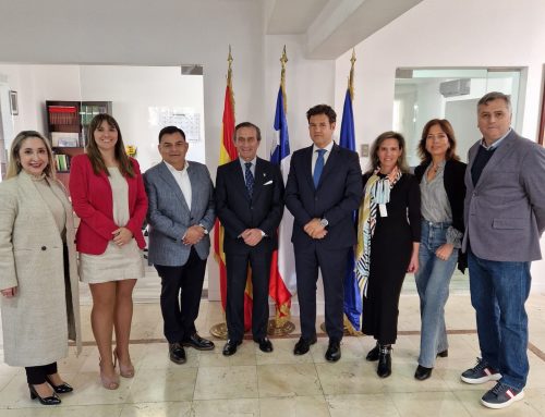 Visita Institucional a CAMACOES de José de la Uz, Alcalde de las Rozas y Presidente de la red española de ciudades inteligentes.