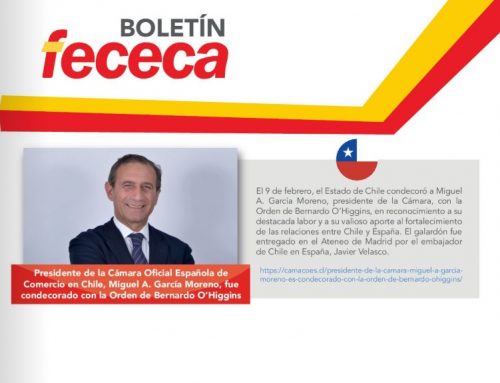 FECECA reconoce a Miguel A. García Moreno por su nombramiento con la Orden Bernardo O’Higgins