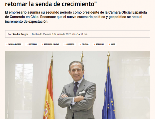 Presidente de la Cámara Española es entrevistado por el Diario Financiero