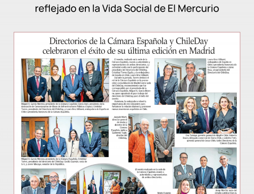 Éxito del ChileDay 2026 es reflejado en la Vida Social de El Mercurio.